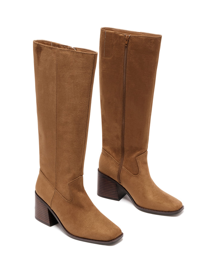 Quinn Tall Boot Toffee Suede