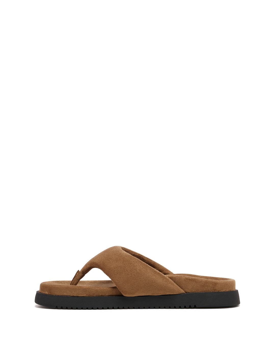 Radar Thong Sandal Toffee Suede
