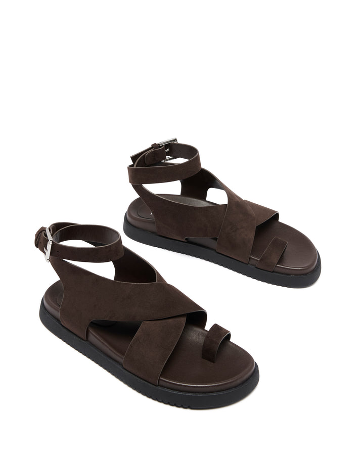 Redeem Sandal Chocolate Suede
