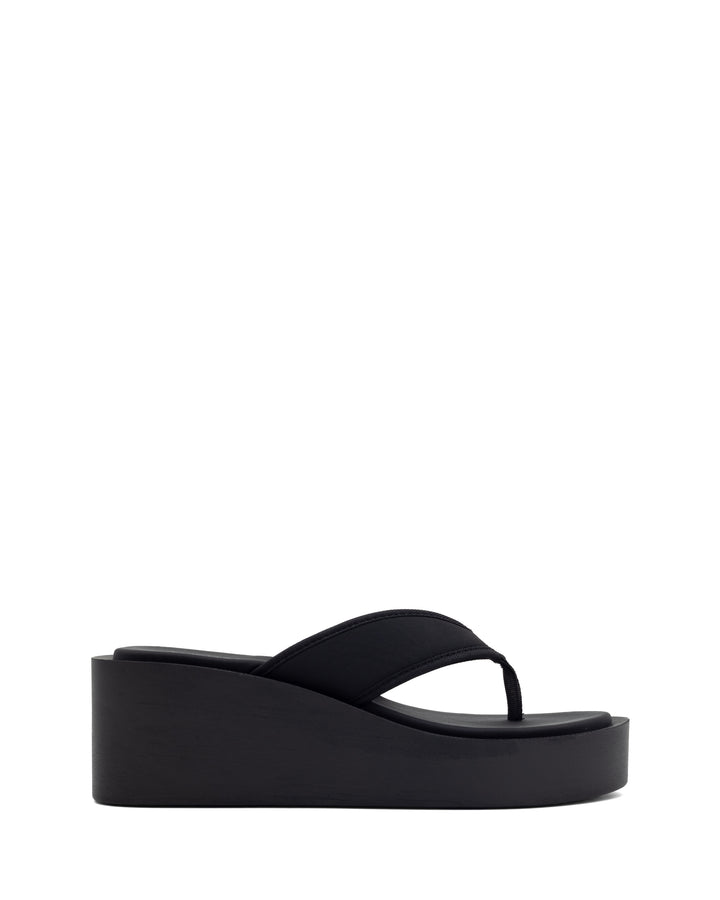 Relic Thong Sandal Black Lycra