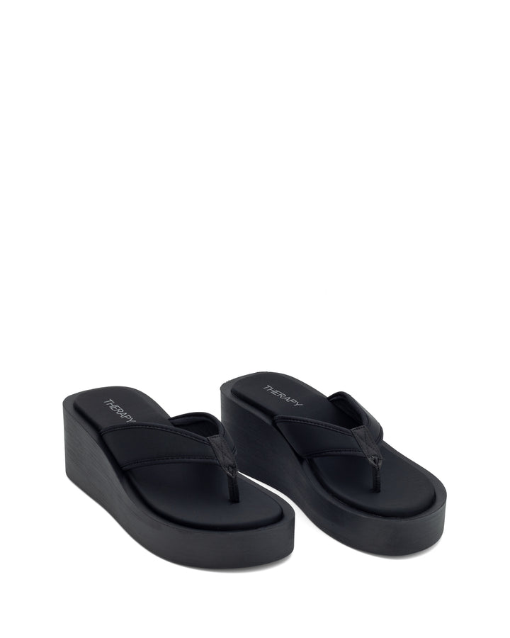 Relic Thong Sandal Black Lycra