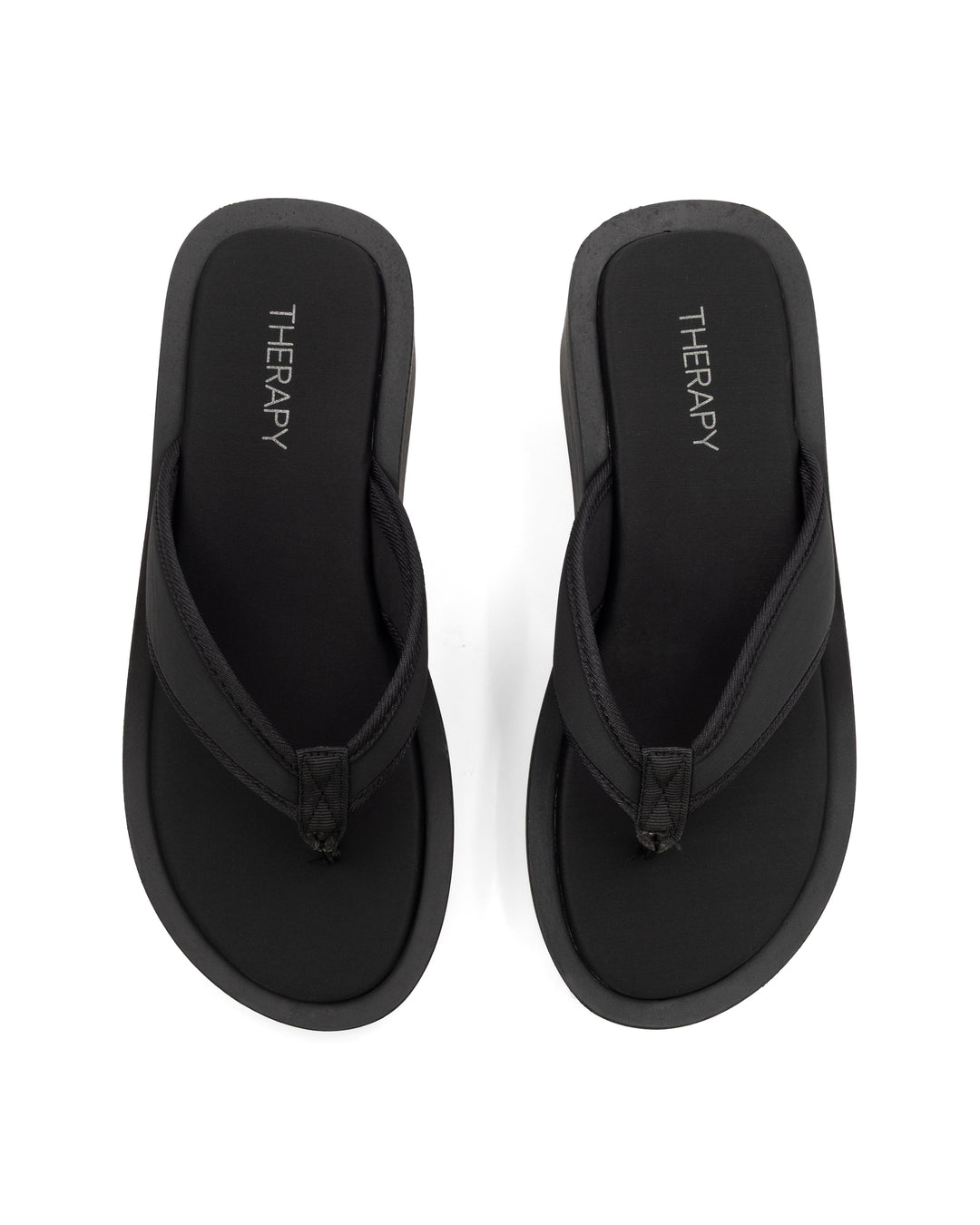 Relic Thong Sandal Black Lycra