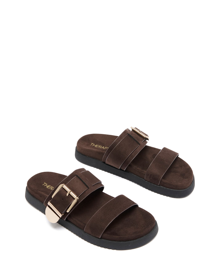 Remi Sandal Chocolate Suede