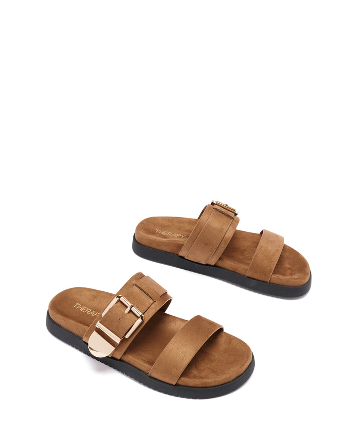 Remi Sandal Toffee Suede