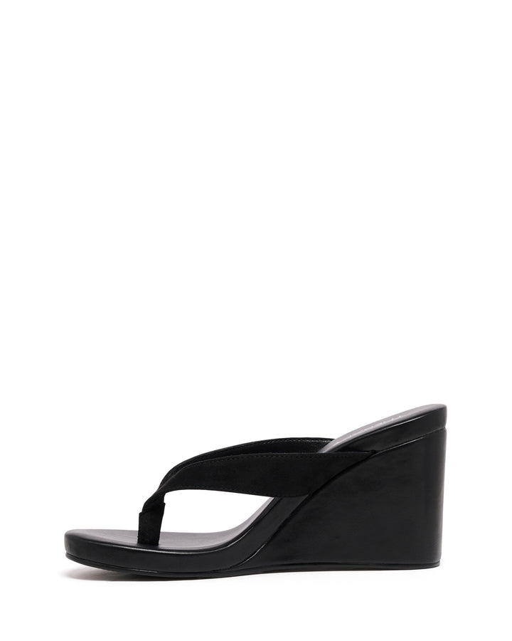 Ren Wedge Black Suede