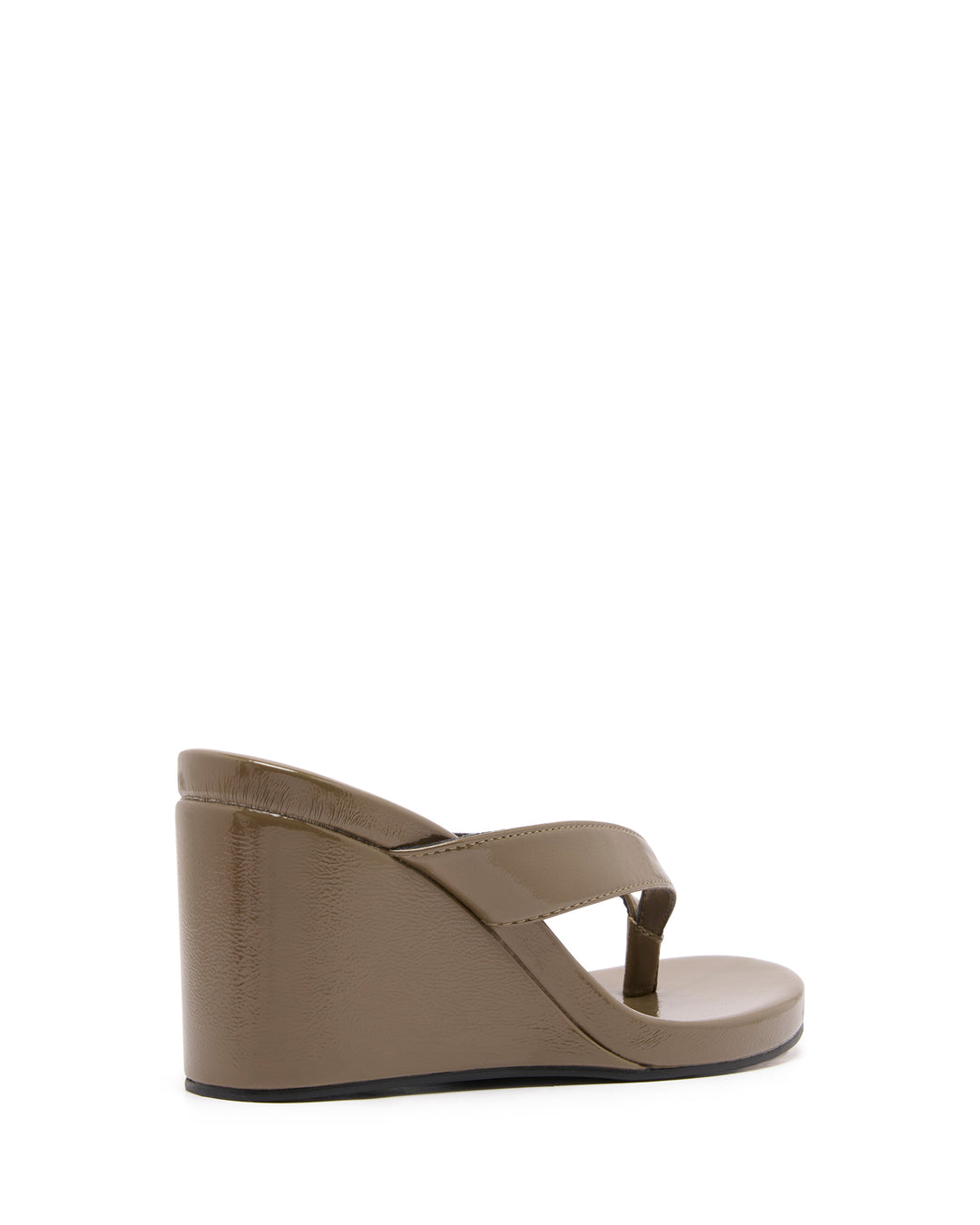 Ren Wedge Sage Crinkled Patent