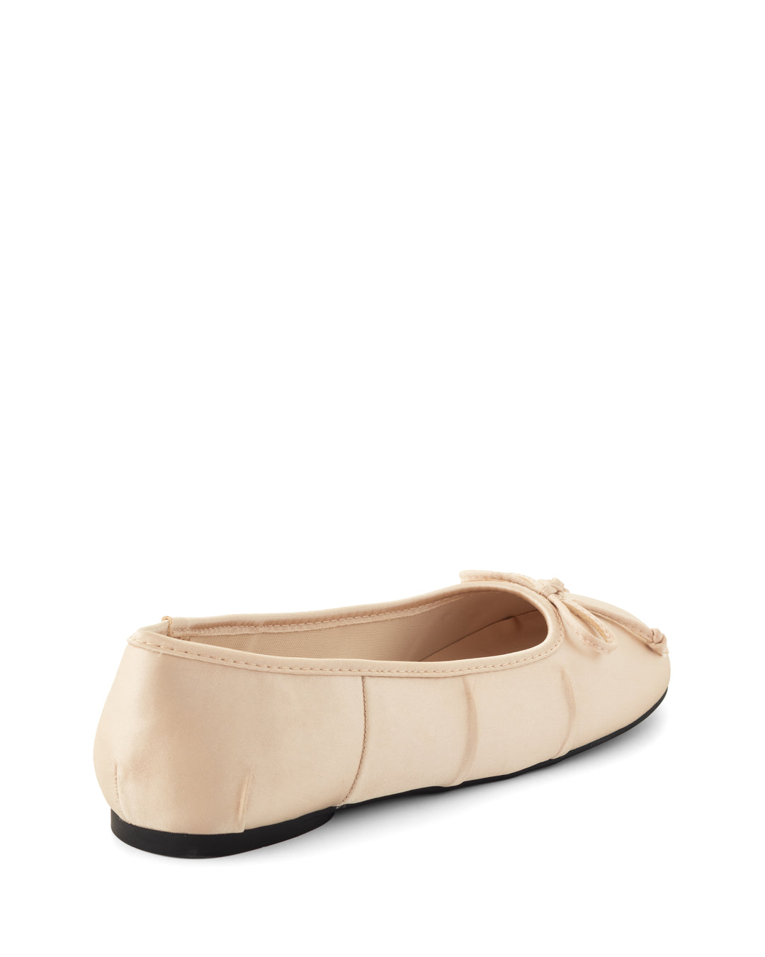 Reverie Ballet Flat Blush Satin