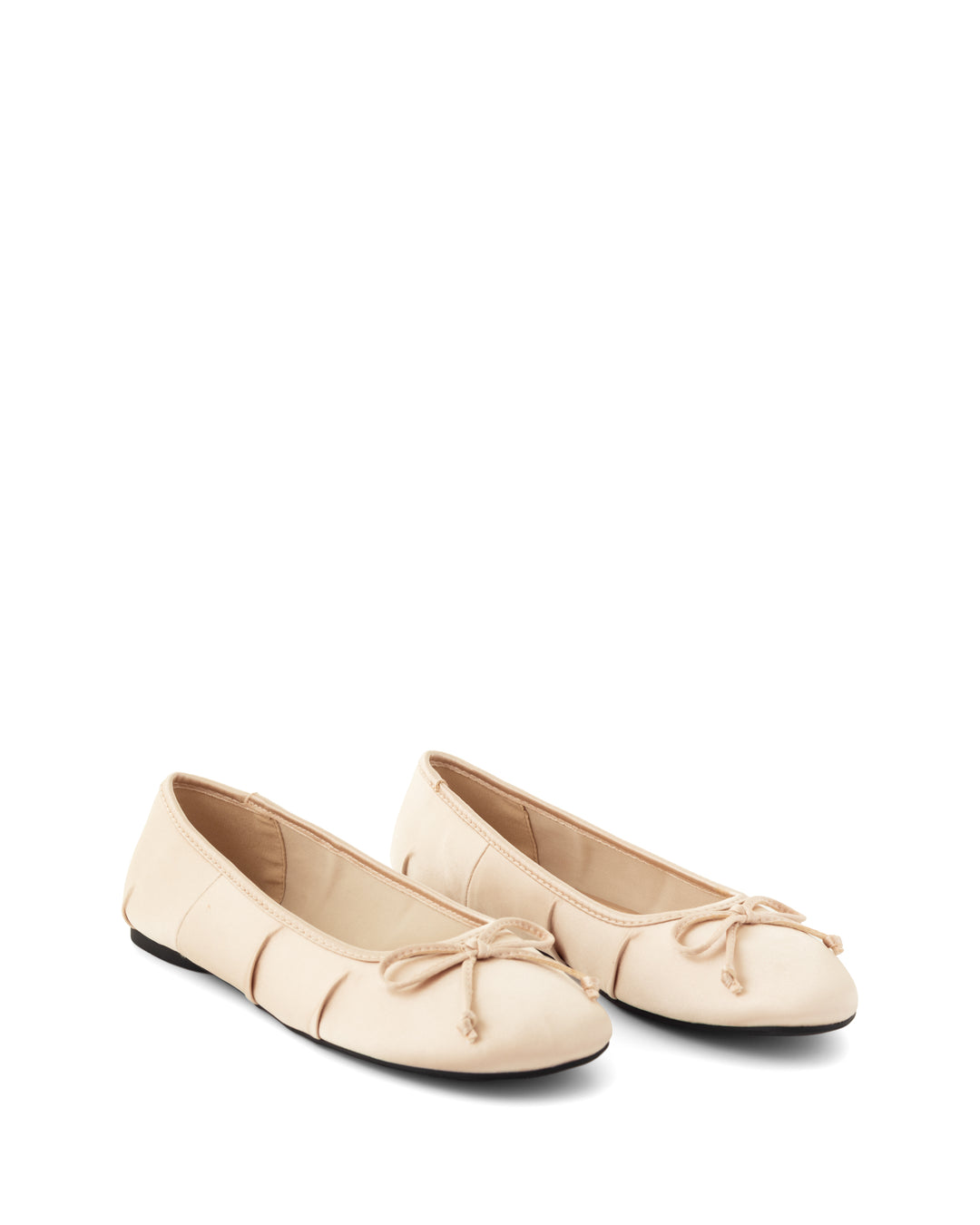 Reverie Ballet Flat Blush Satin