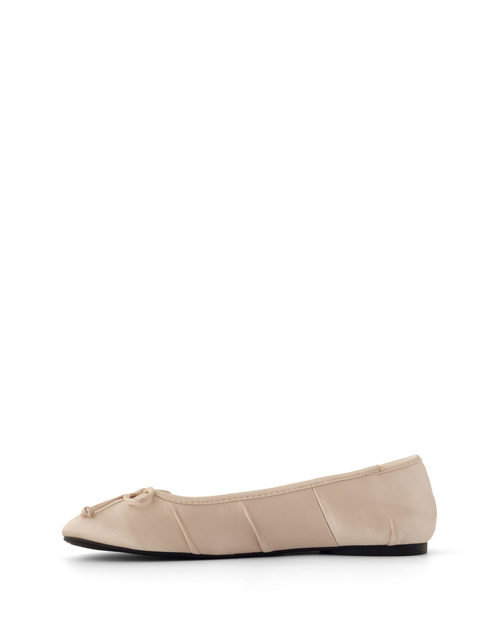 Reverie Ballet Flat Blush Satin
