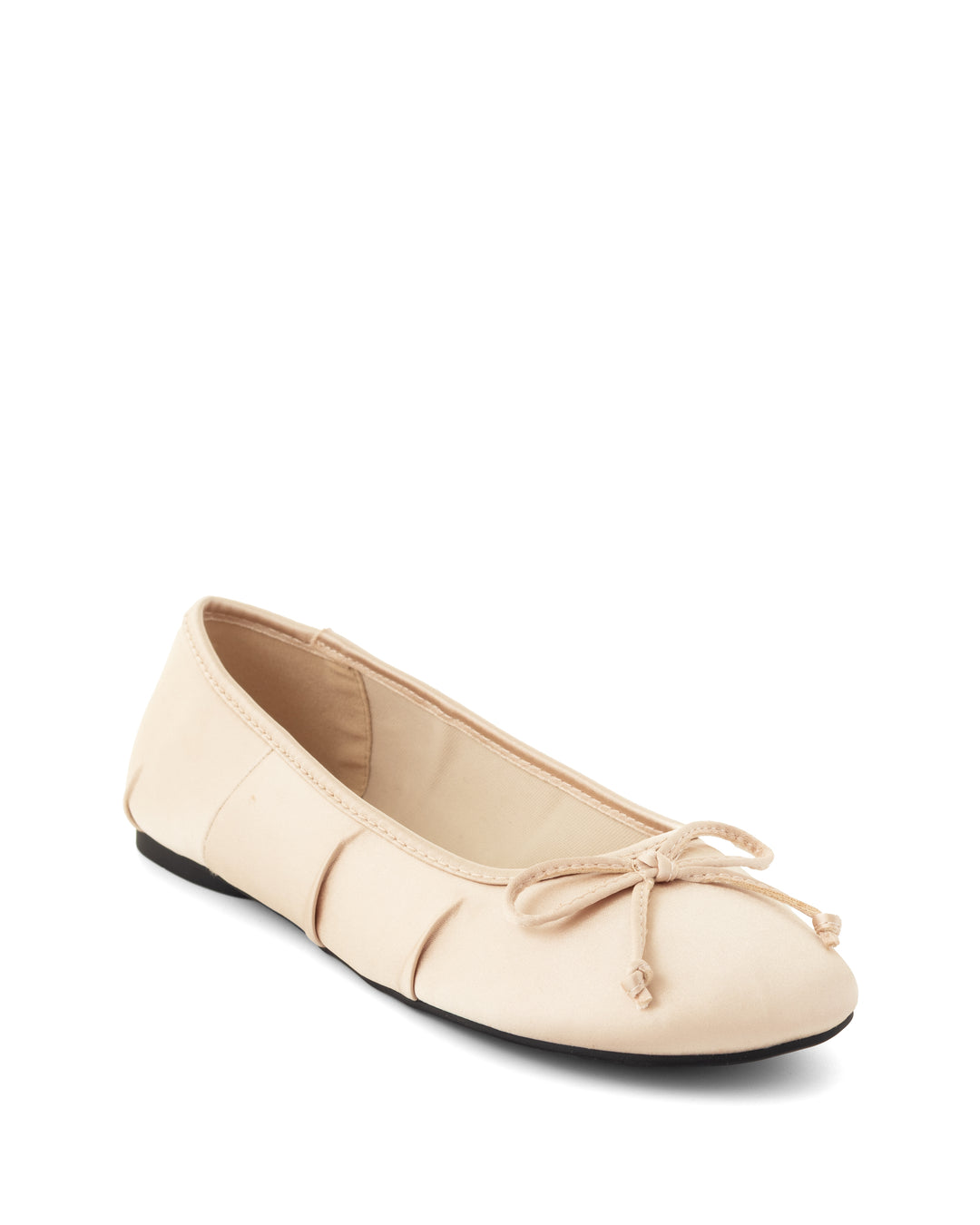 Reverie Ballet Flat Blush Satin
