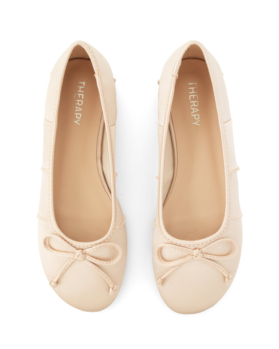 Reverie Ballet Flat Blush Satin
