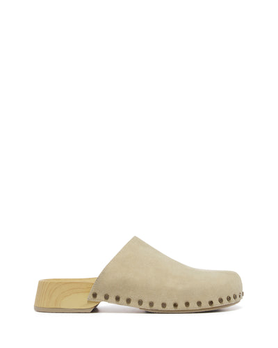 Therapy Shoes Rhiannon Taupe Suede | Women's Clogs | Flats 