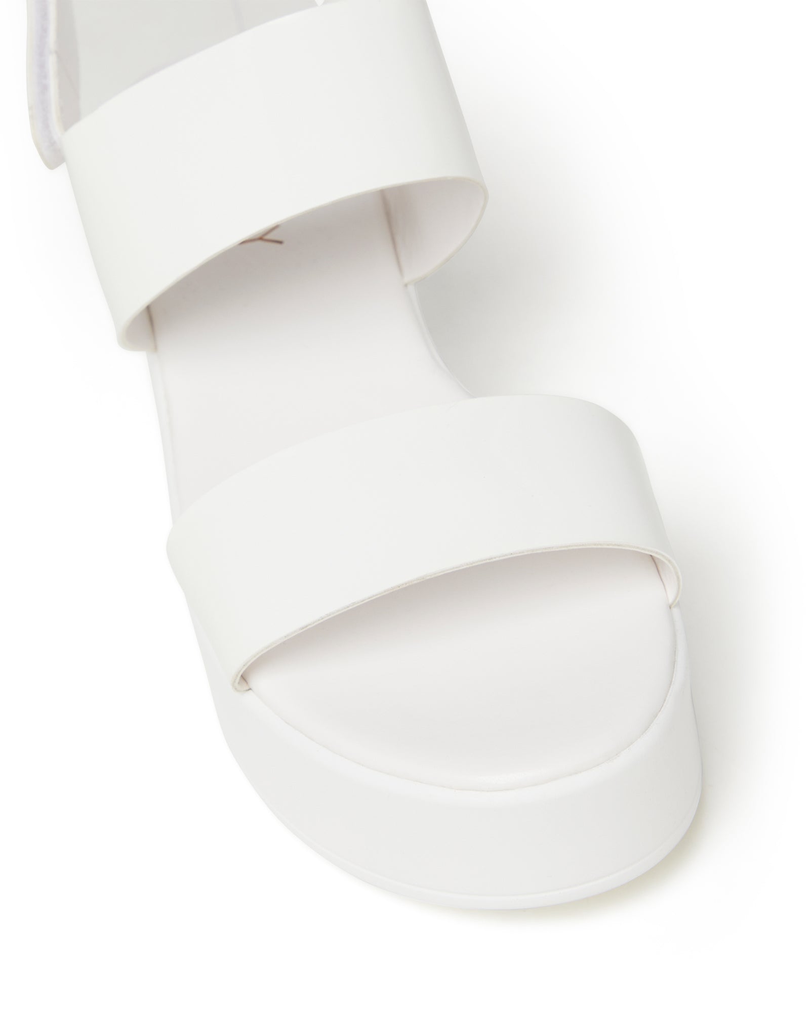Therapy Shoes Roddick White Patent | Women's Sandals | Platform | Flatform