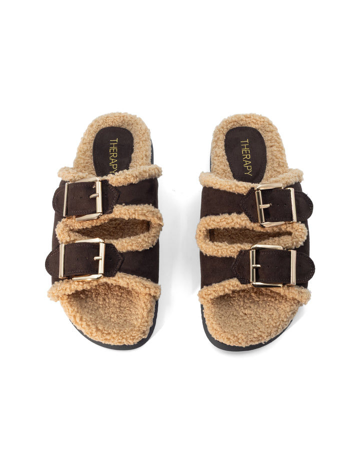 Rogue Sandal Chocolate Suede