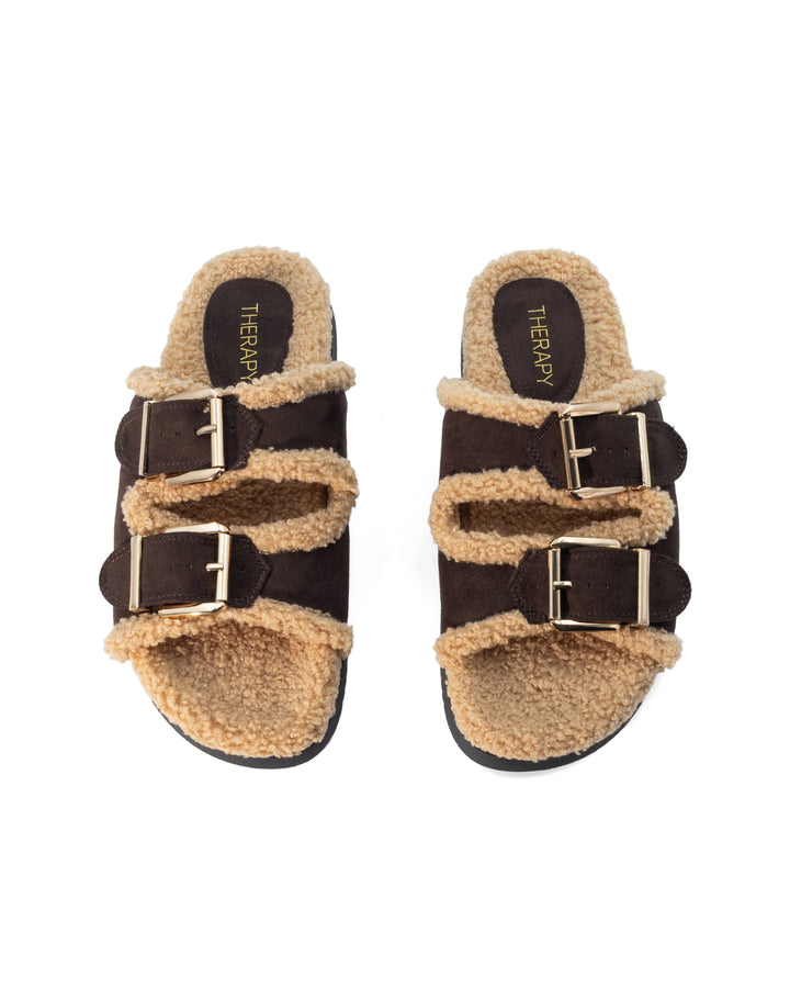 Rogue Sandal Chocolate Suede