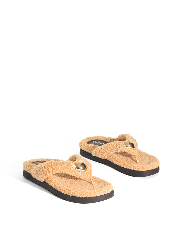 Romi Sandal Natural Teddy