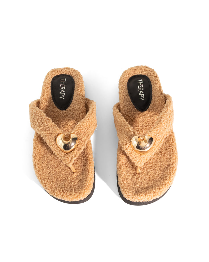 Romi Sandal Natural Teddy