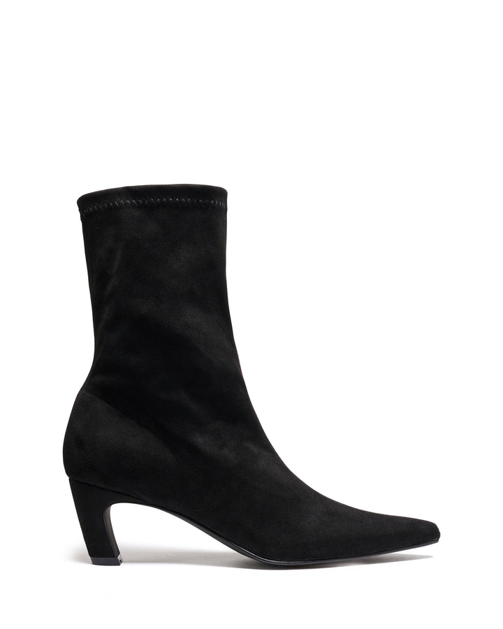 Sacha Ankle Boot Black Microfibre
