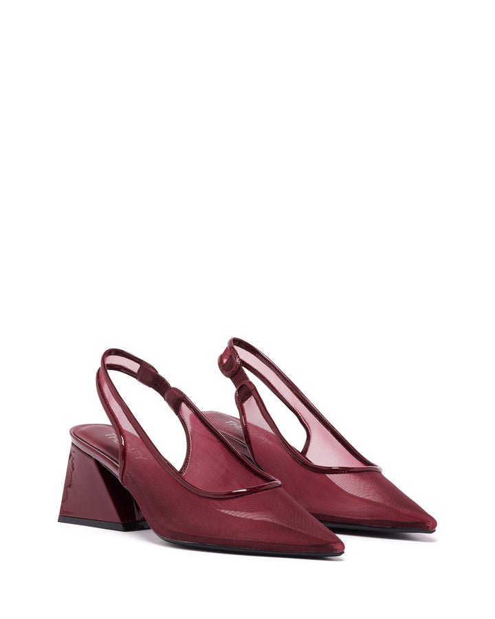 Saint Slingback Pump Cherry Patent