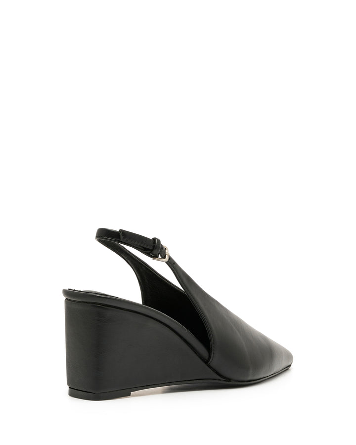 Santi Slingback Wedge Black *PRE ORDER DUE FOR DISPATCH 15TH NOVEMBER*