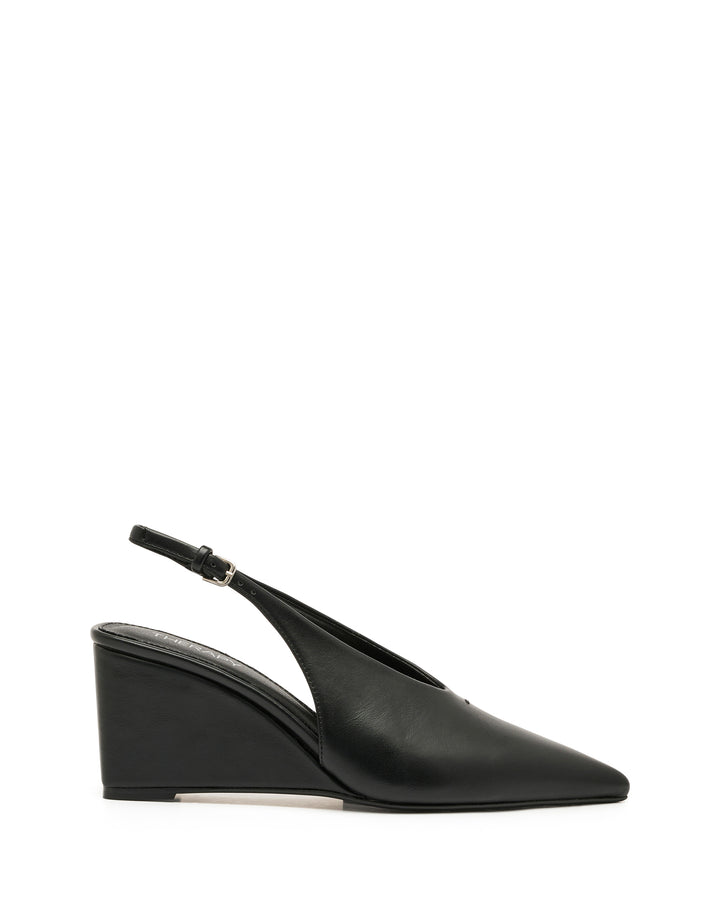 Santi Slingback Wedge Black *PRE ORDER DUE FOR DISPATCH 15TH NOVEMBER*