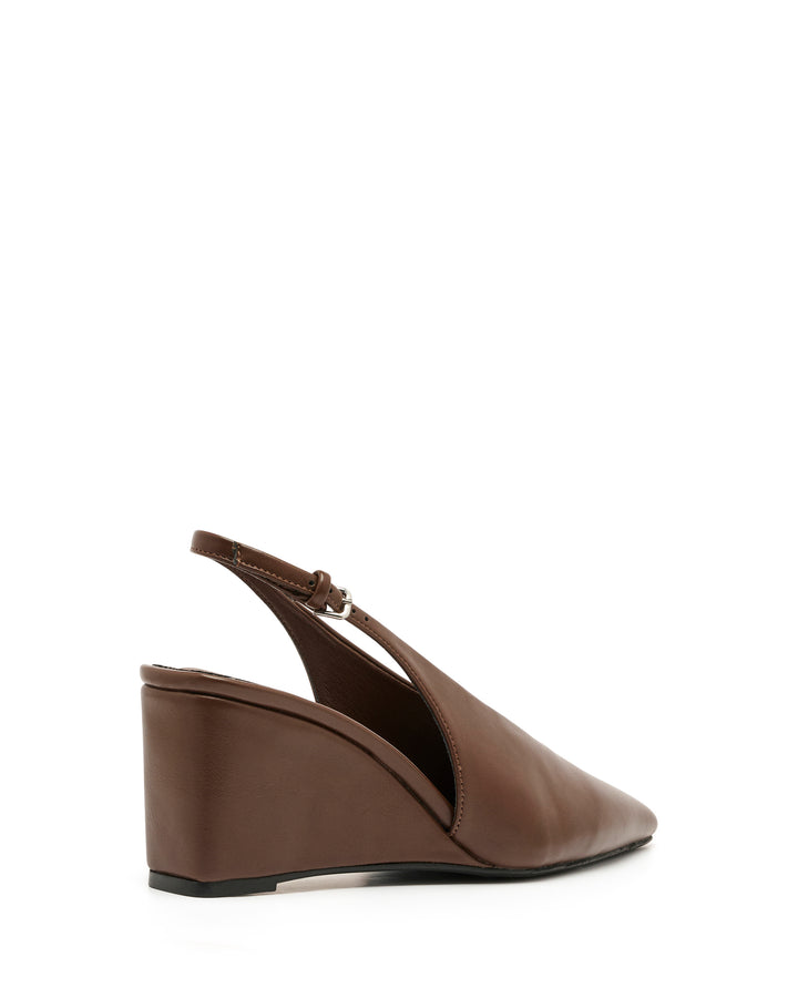 Santi Slingback Wedge Chocolate *PRE ORDER DUE FOR DISPATCH 15TH NOVEMBER*