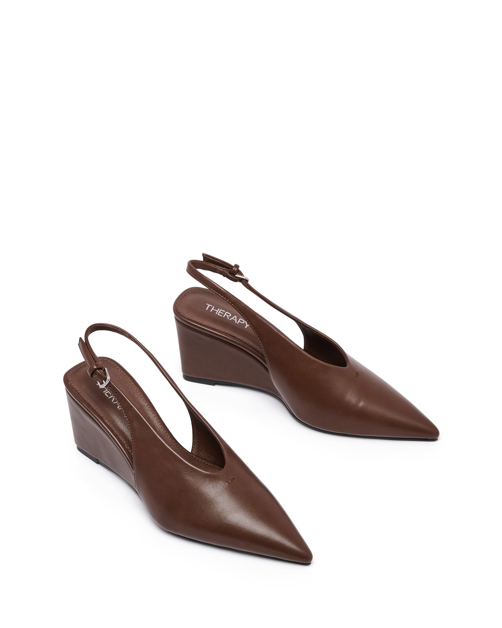 Santi Slingback Wedge Chocolate *PRE ORDER DUE FOR DISPATCH 15TH NOVEMBER*