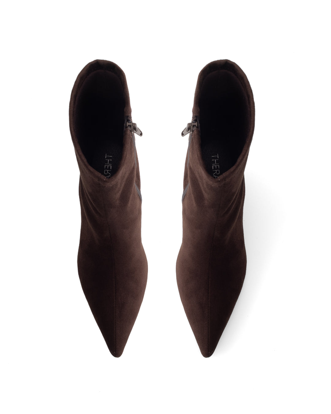 Saviour Wedge Boot Chocolate Faux Suede