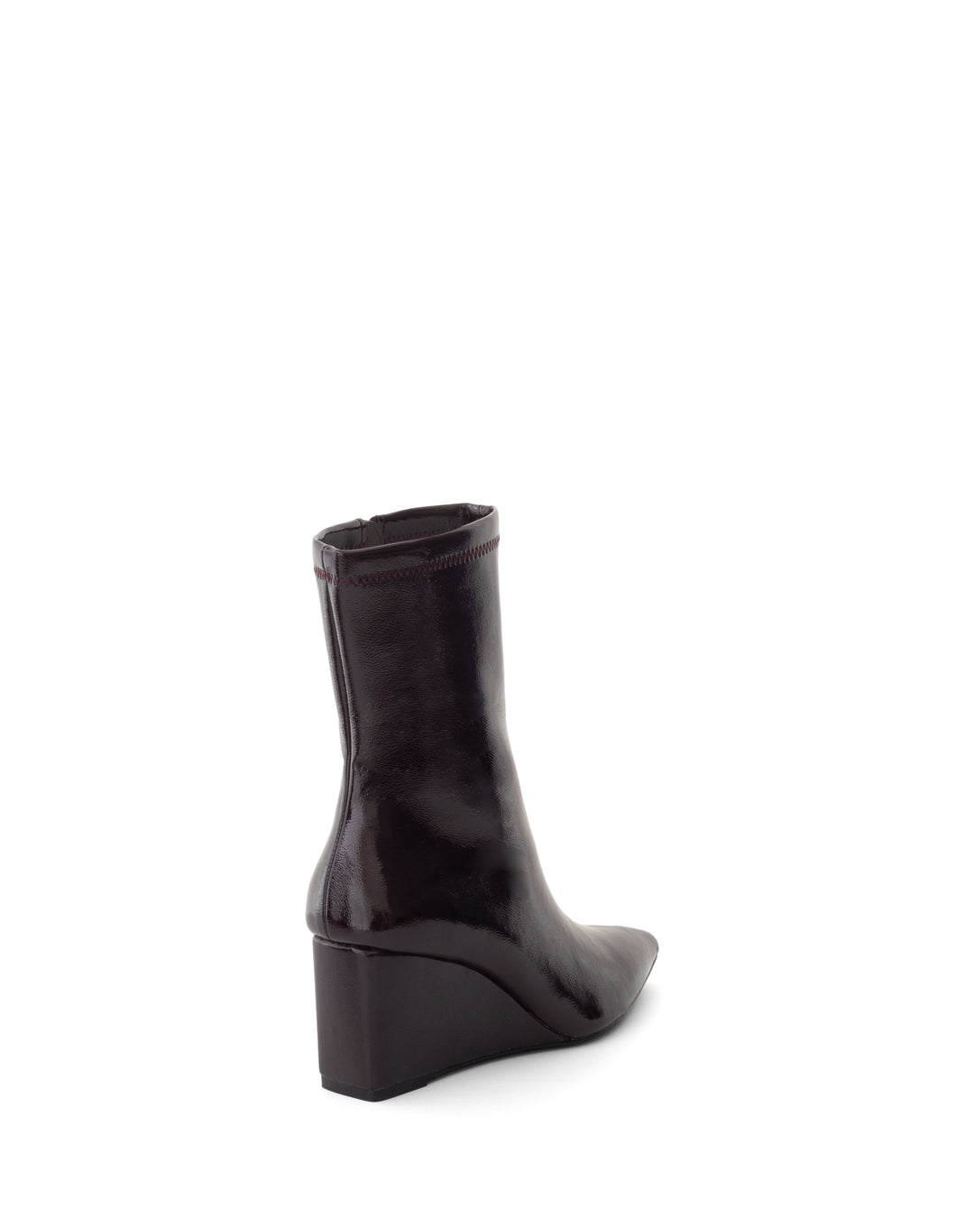 Saviour Wedge Boot Port Crinkled Patent