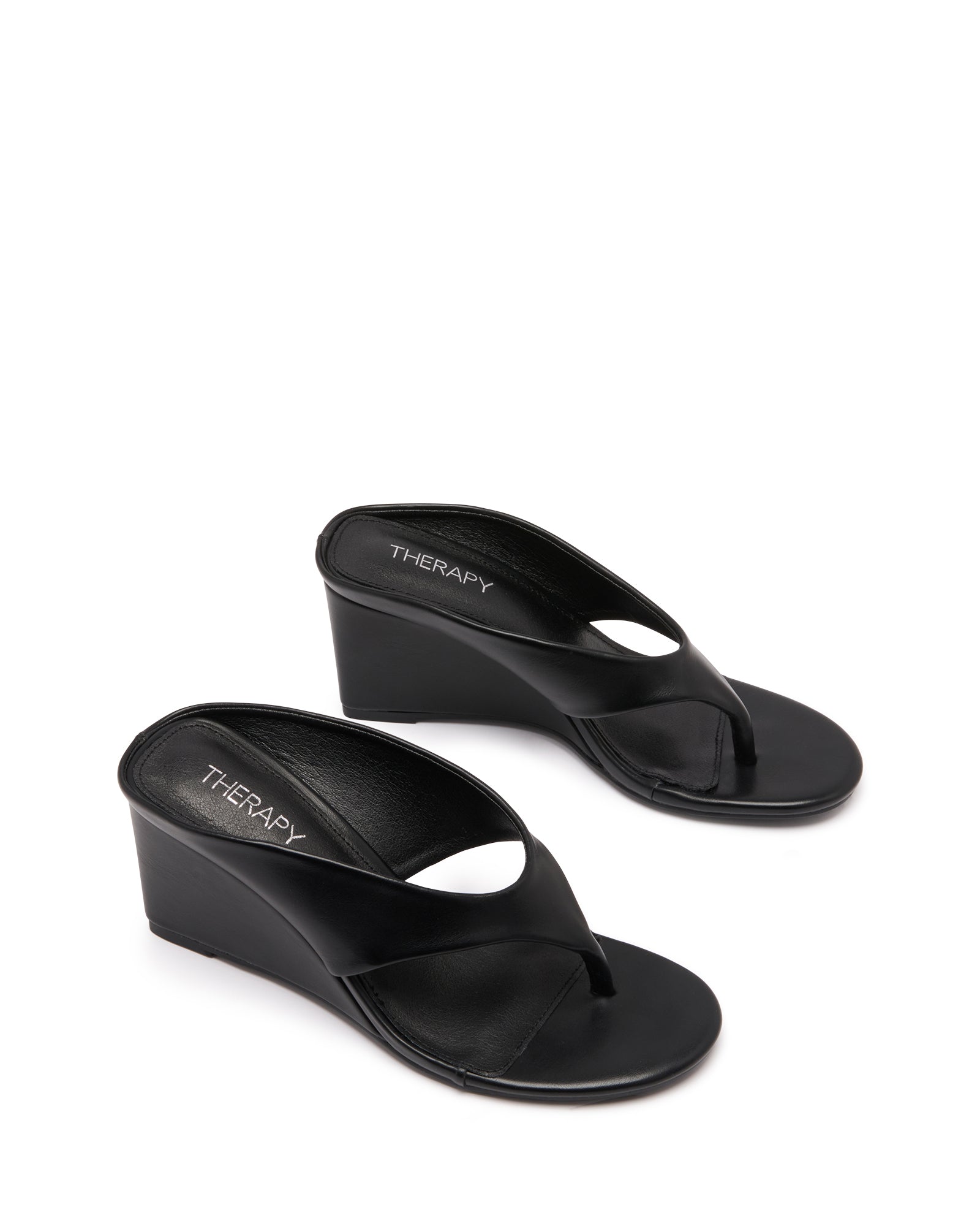 Sera Wedge Thong Black