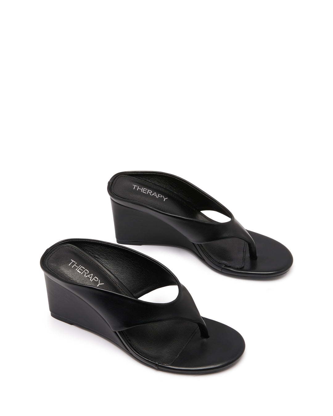 Sera Wedge Thong Black