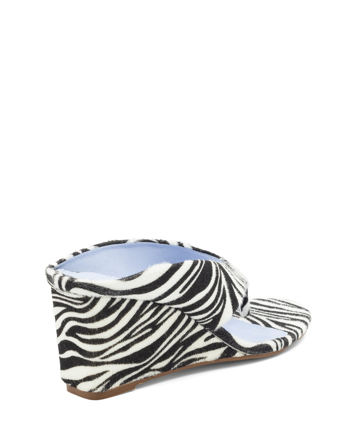 Sera Wedge Thong Zebra Faux Pony *PRE ORDER 15-20TH NOVEMBER*