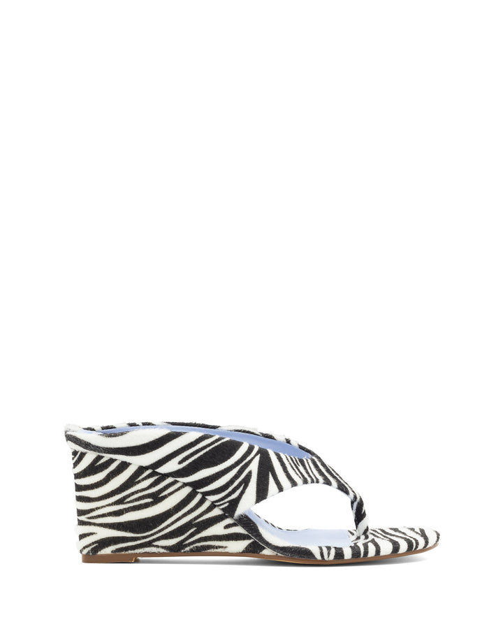 Sera Wedge Thong Zebra Faux Pony *PRE ORDER 15-20TH NOVEMBER*