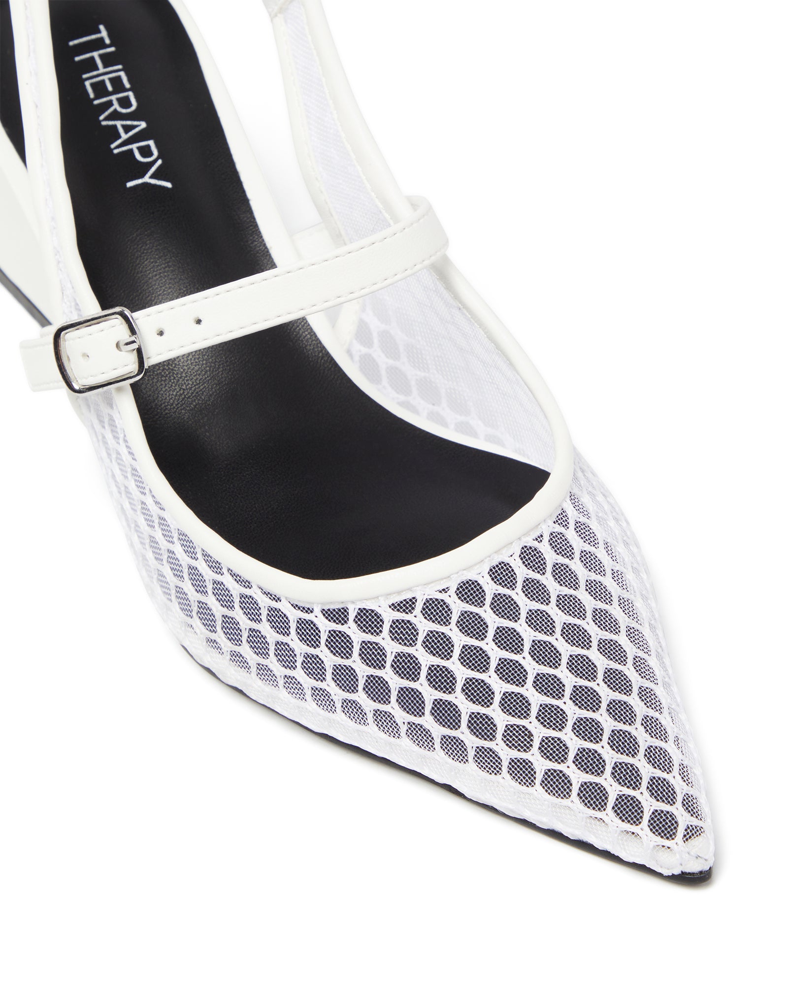 Therapy Shoes Severe White | Women's Heels | Mesh | Pumps | Slingback 