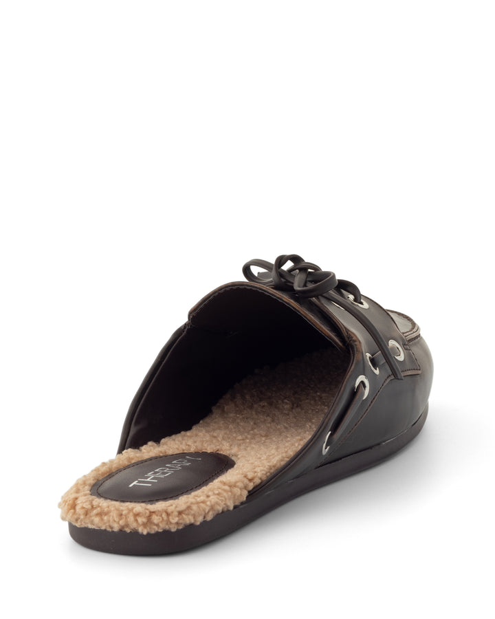 Shuttle Flat Chocolate Burnished