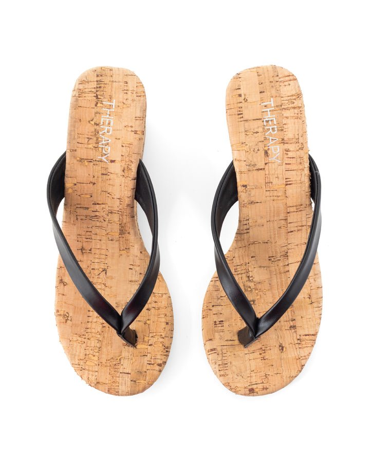 Simone Wedge Thong Black
