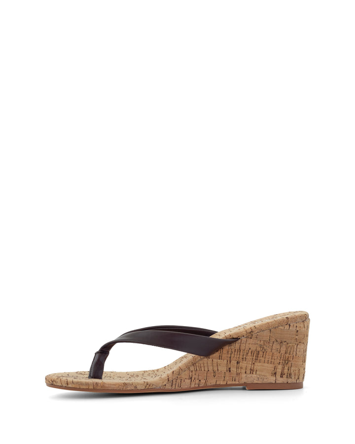 Simone Wedge Thong Chocolate