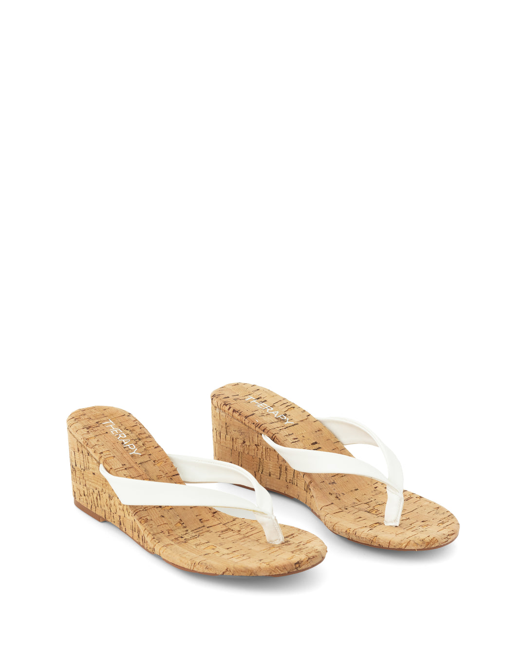 Simone Wedge Thong White