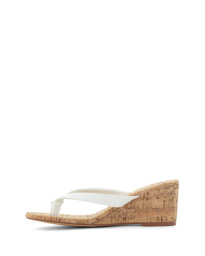 Simone Wedge Thong White