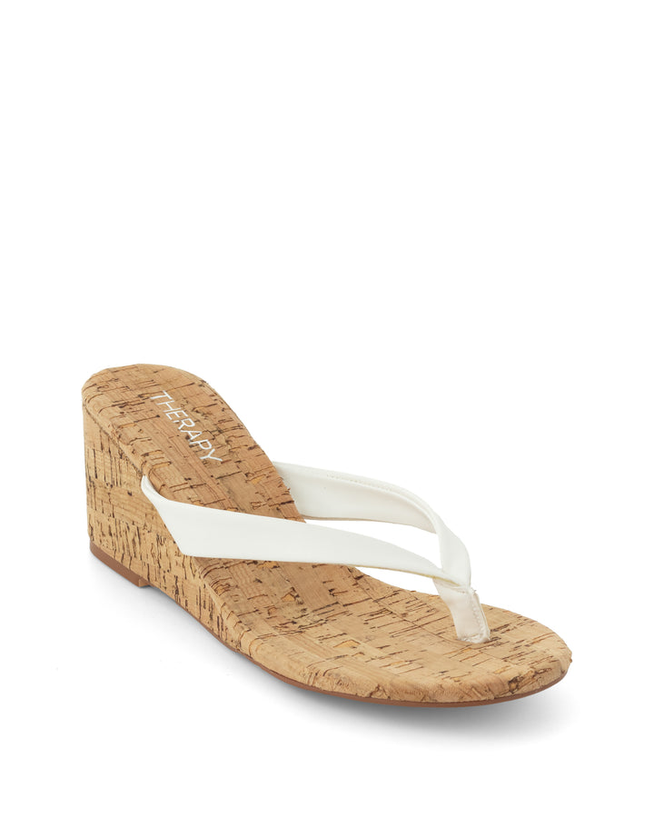 Simone Wedge Thong White