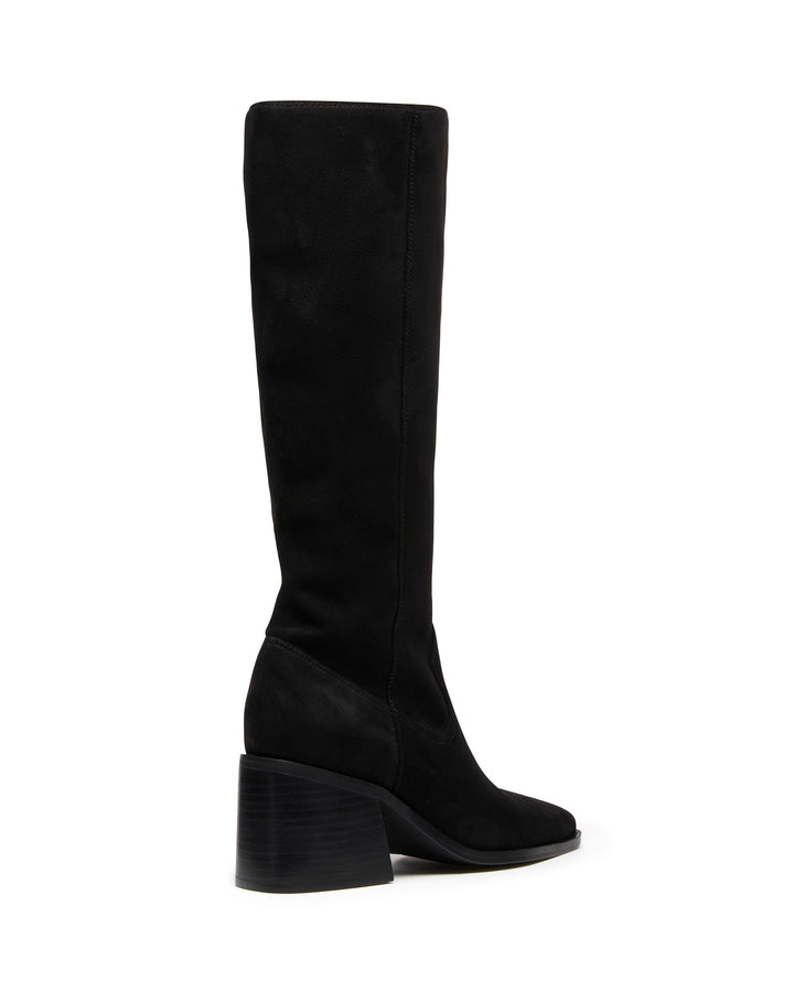 Quinn Tall Boot Black Suede