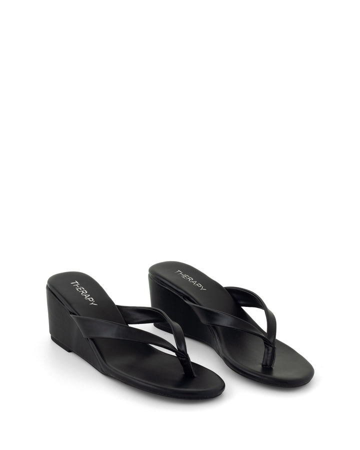 Solene Wedge Thong Black