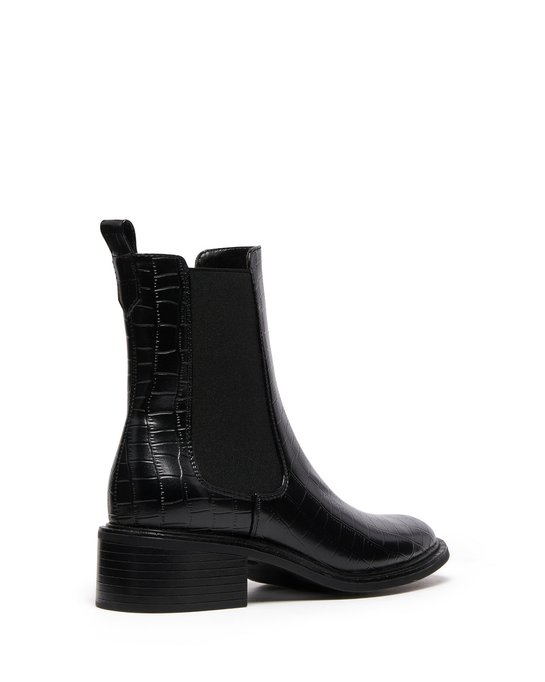 Stable Ankle Boot Black Croc