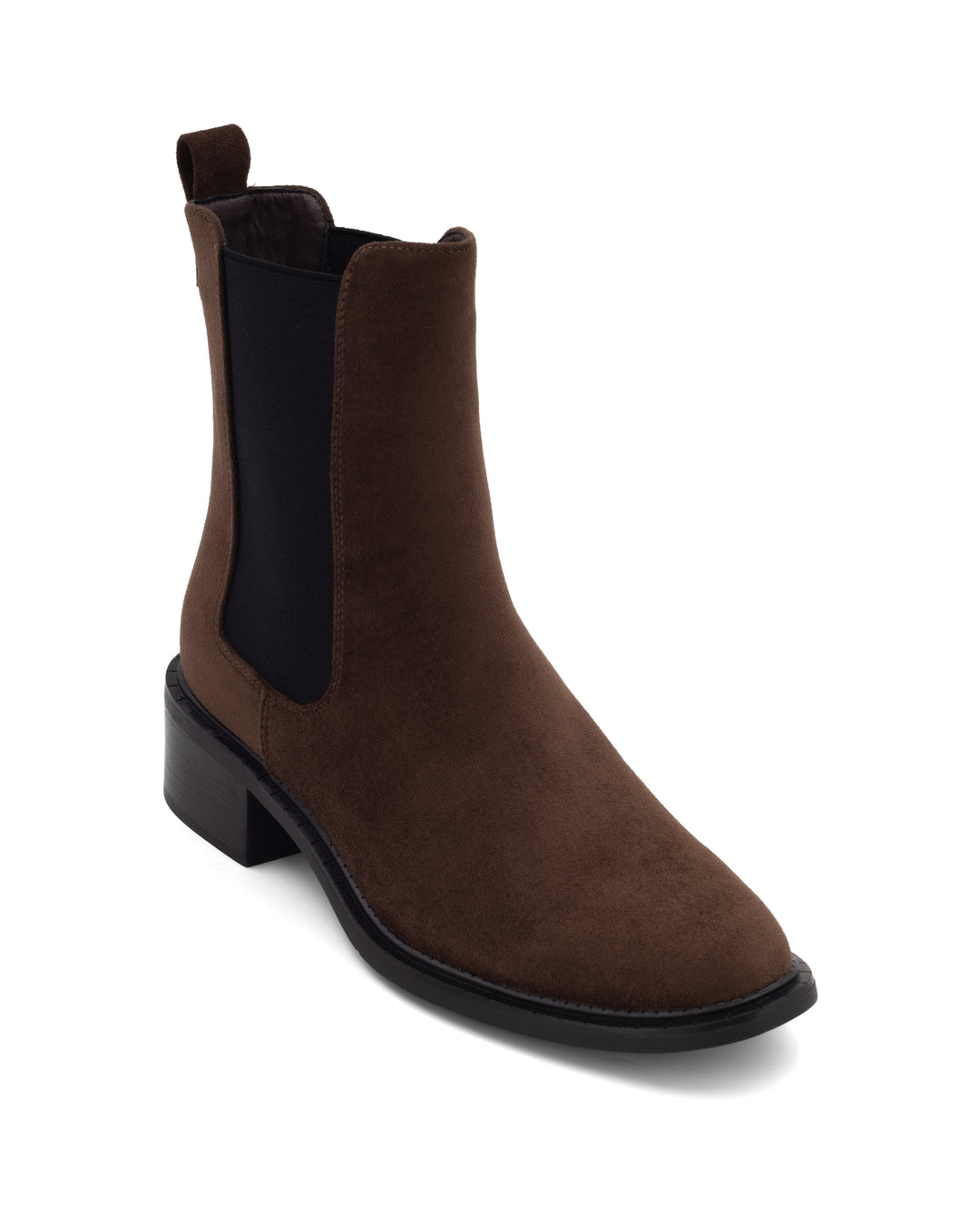 Stable Ankle Boot Chocolate Faux Suede
