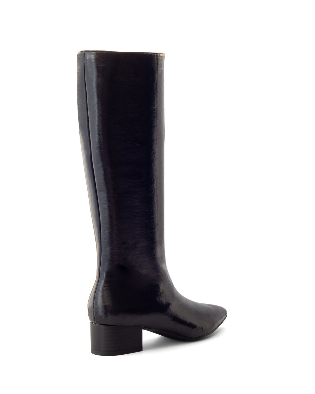 Steevie Tall Boot Black Textured