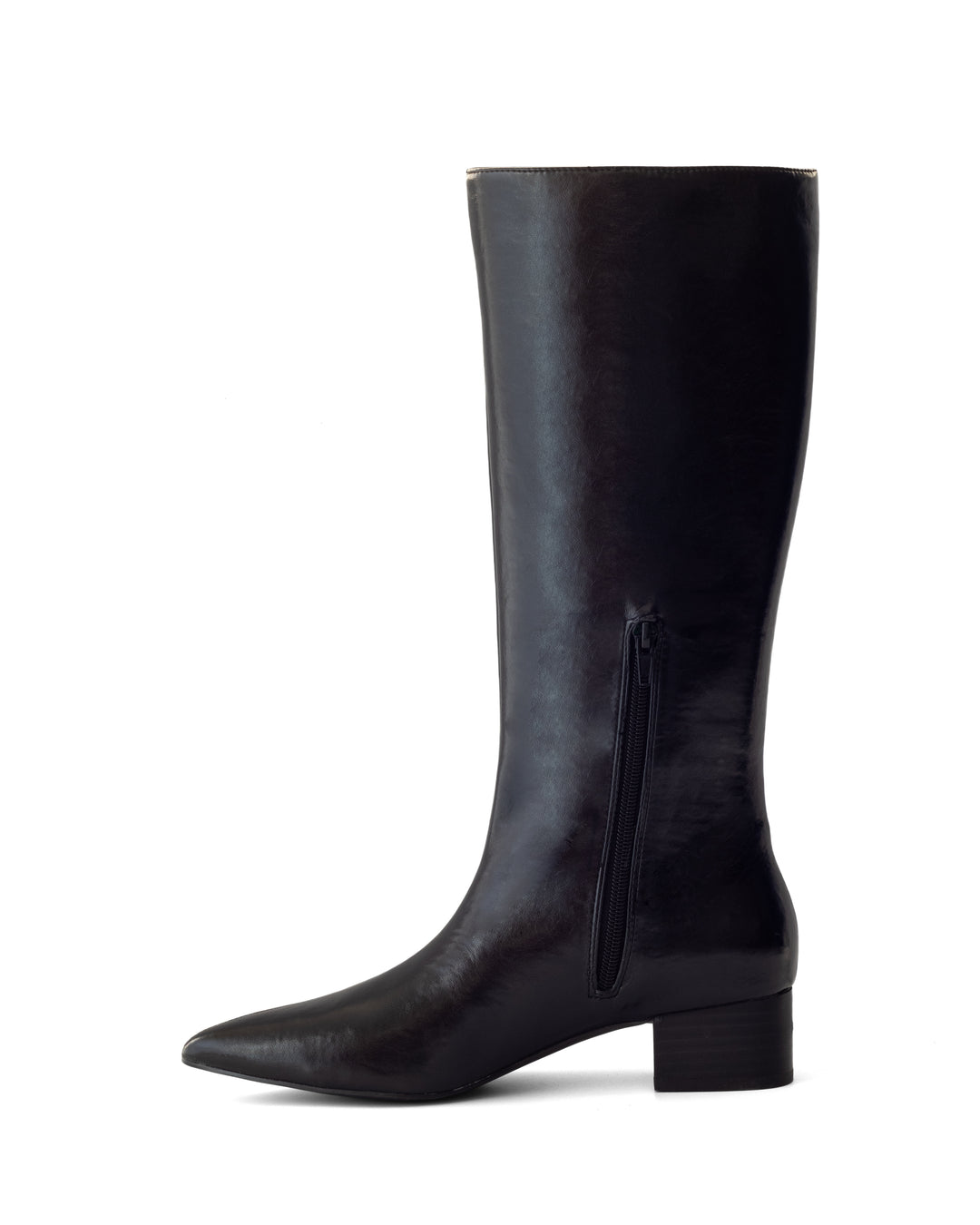 Steevie Tall Boot Black Textured