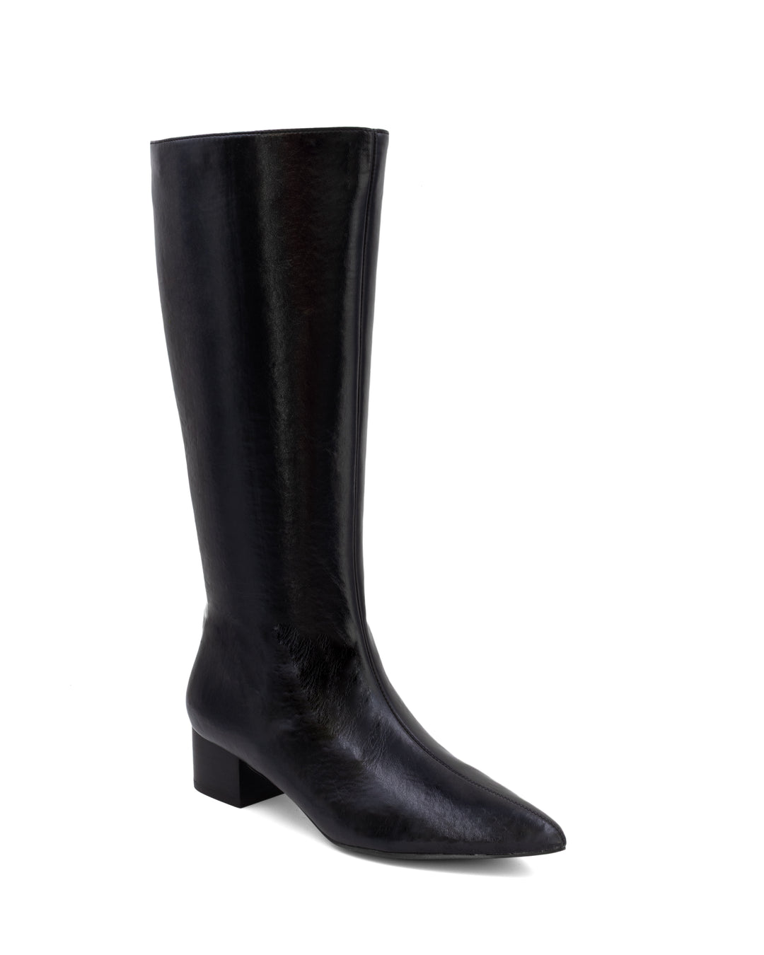 Steevie Tall Boot Black Textured