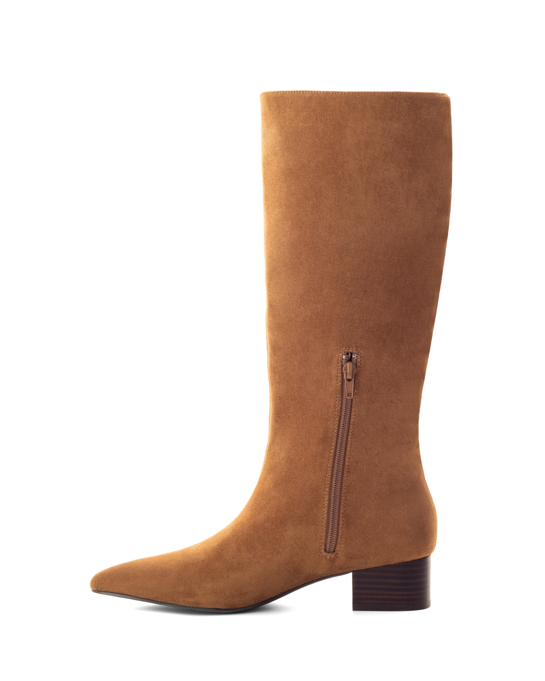 Steevie Tall Boot Toffee Faux Suede