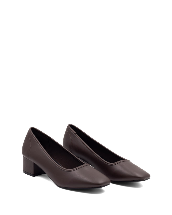 Sussex Ballet Heel Chocolate