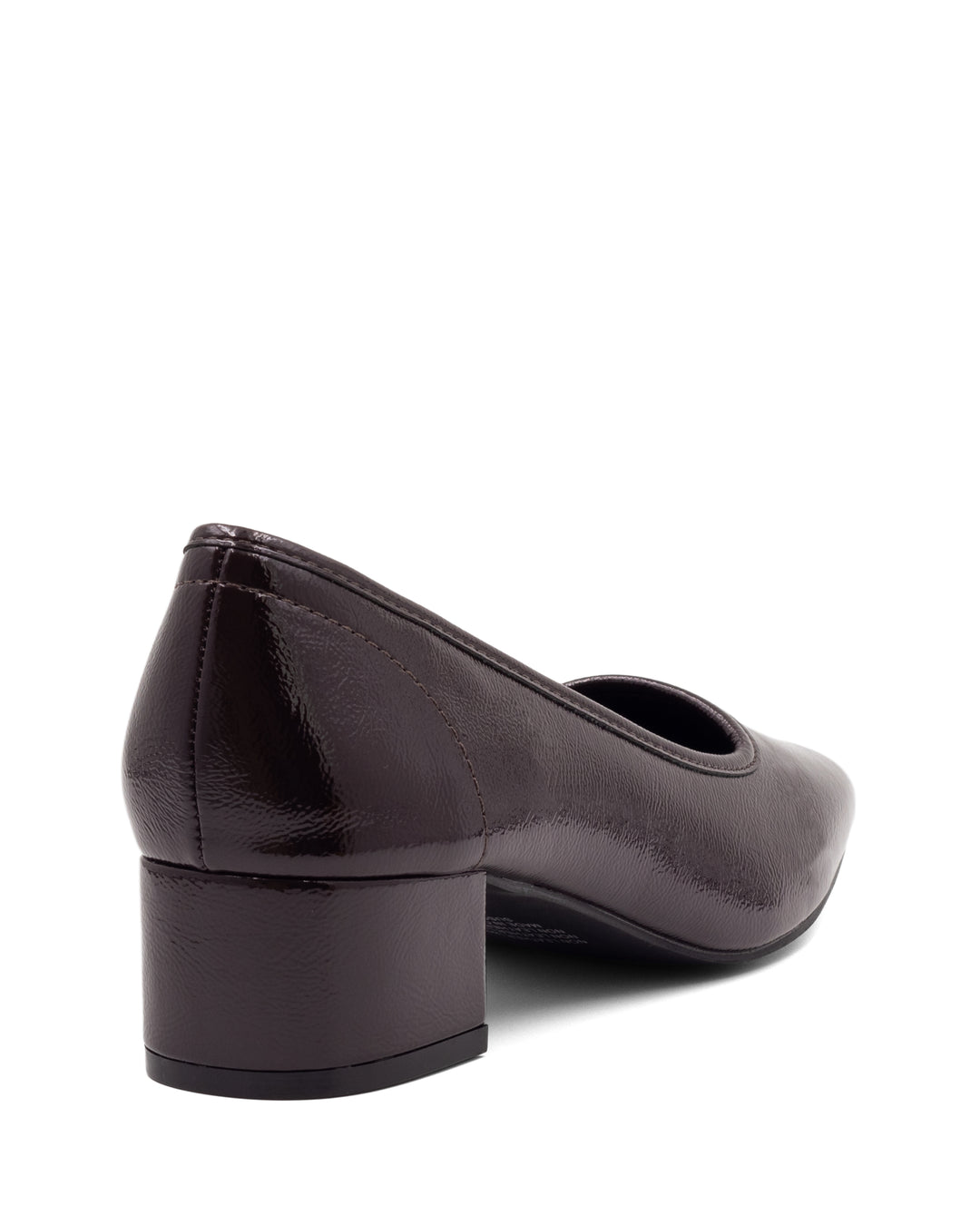 Sussex Ballet Heel Port Crinkled Patent